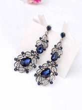 Strass Hohl-Out Patchwork Ohrringe